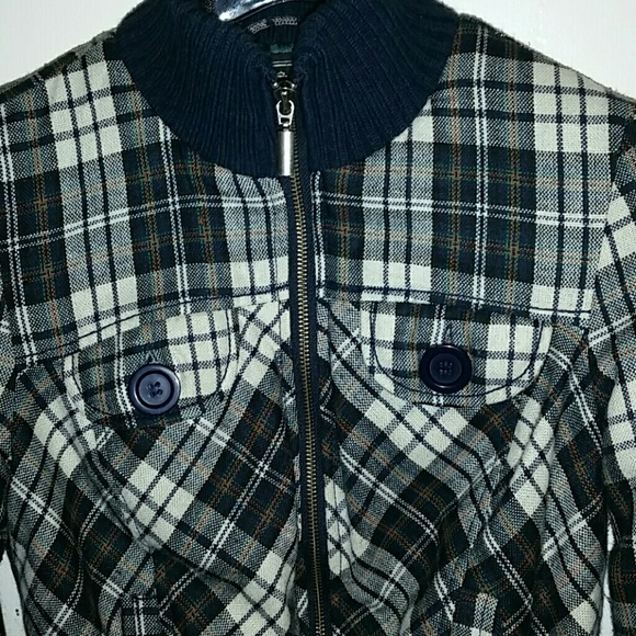 Guess Plaid Jacket - Picture 2 of 4